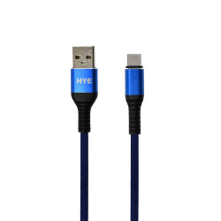 CABO USB-C HYE25BC AZUL 1.2M