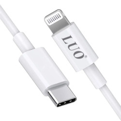 CABLE USB LUO LU-8134 / TIPO-C A LIGHTNING