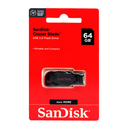 PENDRIVE SANDISK CRUZER BLADE SDCZ50 / USB 2.0 / 64GB
